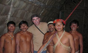 Randy Smith and friends in the Ecuadorian Amazon